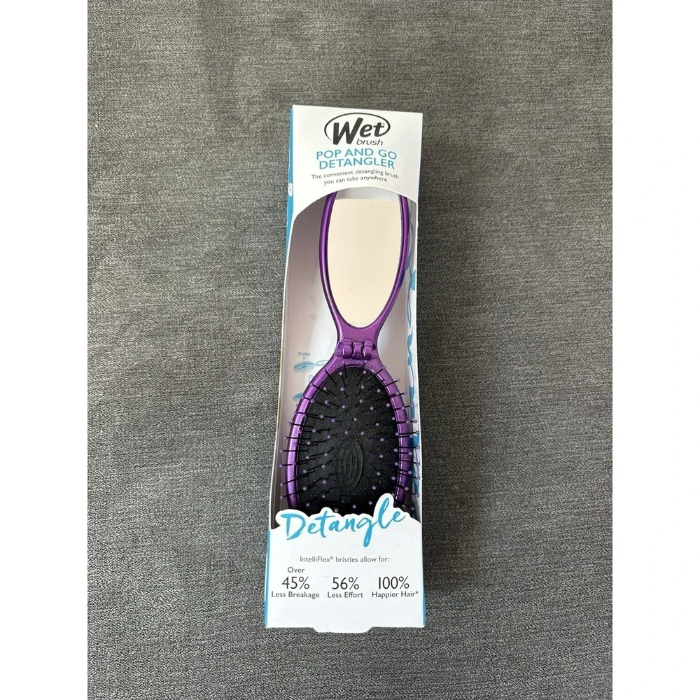 Wet Brush Pro Pop and Go Detangler Brush - Purple